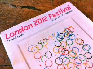 A photo of the London 2012 Festival brochure